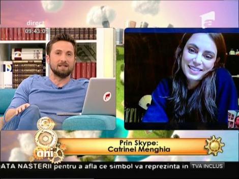 Catrinel Menghia, surprinsă plăcut de Dani Oțil: ”Te-am văzut când mi-ai declarat iubirea în direct!”