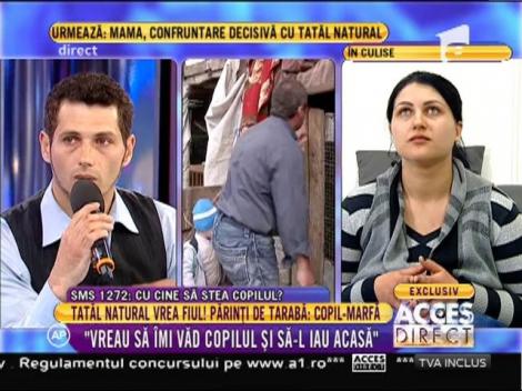 Tatăl natural vrea să-l ia în grija lui pe Andrei, copilul-marfă!