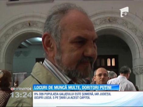 Joburi multe, doritori puţini la Bursa locurilor de muncă de la Galaţi