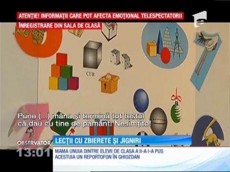 O învăţătoare a fost înregistrată în timp ce urlă la copii de clasa a doua