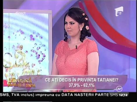 Tatiana nu părăsește competiția ”Mireasă pentru fiul meu”!