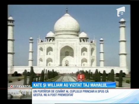 Kate Middleton şi Prinţul William, vizită istorică la Taj Mahal