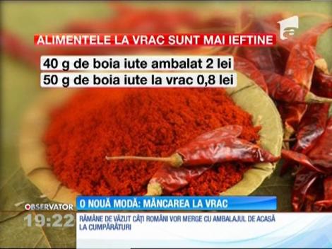 O nouă modă: mâncarea la vrac