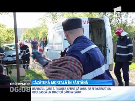 Căzătură mortală cu bicicleta în fântână