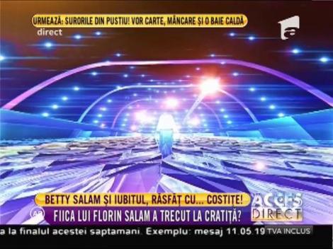 Betty Salam și iubitul ei, Cătălin s-au răsfățat regește. Fiica lui Florin s-a lăsat filmată în timp ce mânca