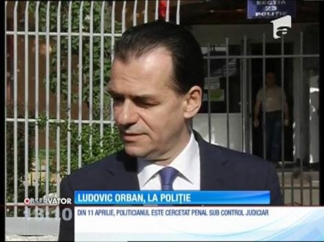 Ludovic Orban şi-a petrecut ziua între poliţie şi DNA