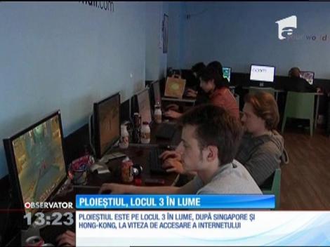 Ploieştiul, pe locul 3 în lume la viteza de accesare a Internetului