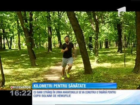Dani Oţil strânge kilometri pentru copiii bolnavi de hemofilie