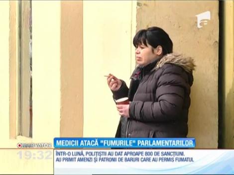 Medicii ies la atac după ce parlamentarii au anunţat modificări la legea fumatului