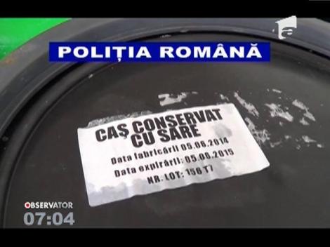 Aproape şase de tone de brânză expirată de patru ani, găsite într-un depozit din Galaţi