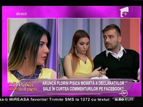 Florin despre Nataşa: "Am înţeles că astăzi a căzut gardul cu ea"