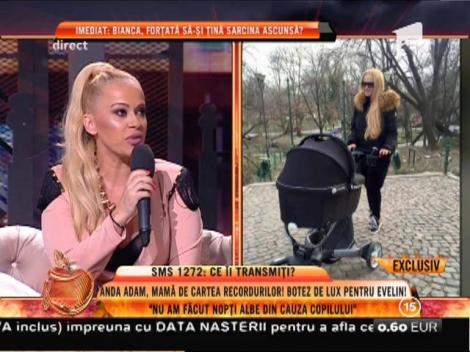 Anda Adam: ”Timp de o lună am încercat să o alăptez, dar nu am reușit”