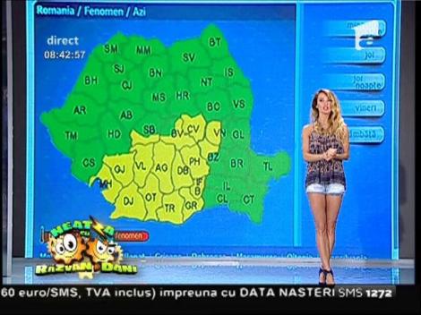 La munte ninge! Temperaturi scăzute şi ploi în toată ţara! Valorile termice nu depășesc 13 grade