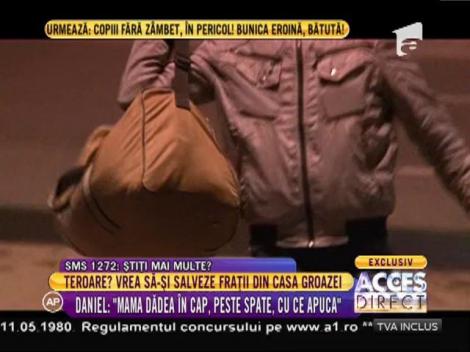 Daniel: "Mama dădea în cap, peste spate, cu ce apuca"