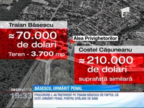Traian Băsescu, urmărit penal pentru spălare de bani