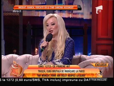 Simona Trașcă s-a îngrășat 10 kilograme: ”Am mâncat până am făcut herpes la gură!”