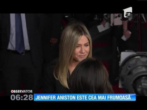 Jennifer Aniston, desemnată din nou cea mai frumoasă femeie din lume