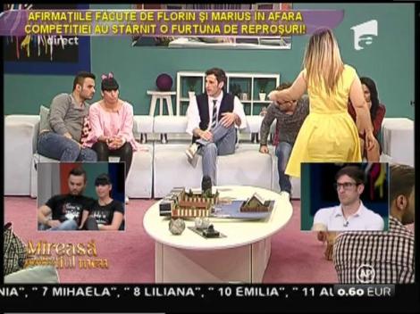 Marius, criticat dur de concurenţi pentru ca a insultat-o pe Liliana!