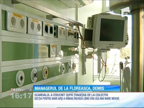 Managerul spitalului Floreasca a fost demis de Ministrul Sănătății