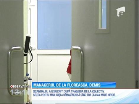 Managerul Spitalului de Urgență Floreasca a fost demis de Ministrul Sănătății