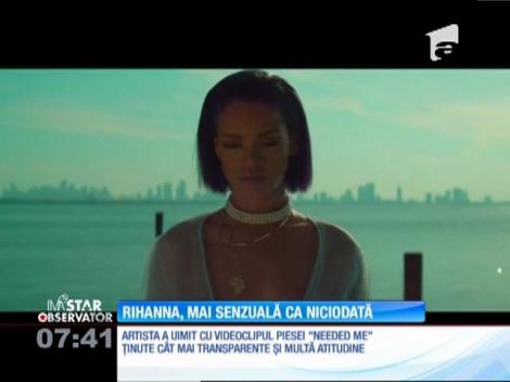 Rihanna, mai senzuală ca niciodată în noul ei videoclip
