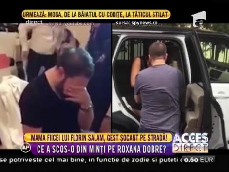 Roxana Dobre, iubita lui Florin Salam, gest șocant pe stradă!
