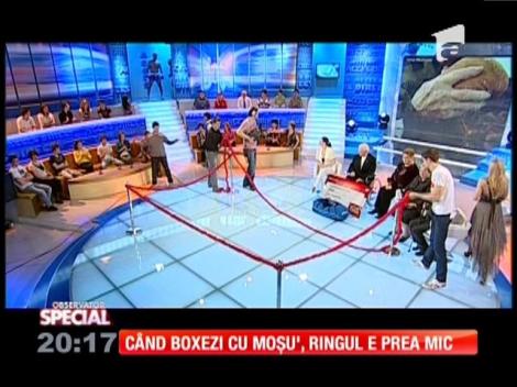 Special! Când boxezi cu Leonard Doroftei, ringul e prea mic