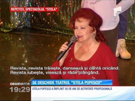 Stela Popescu a împlinit 55 de ani de activitate profesională