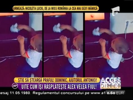 Antonia se poate baza pe fiul ei, Dominic, la curăţenia de Paşte