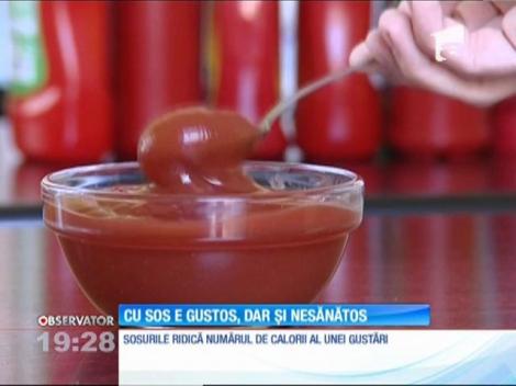Sosurile ridică numărul de calorii al unei gusturi