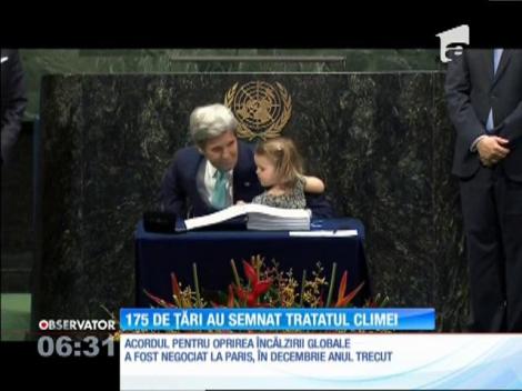175 de ţări au semnat Acordul asupra Climei