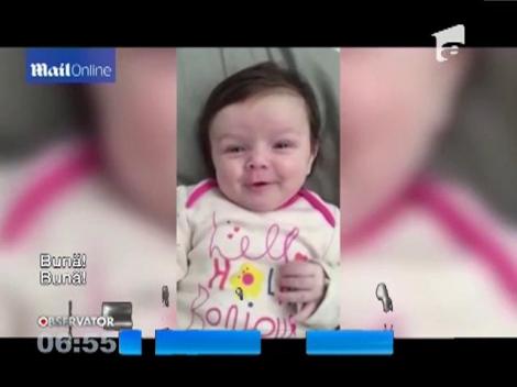 Un bebeluş din Marea Britanie a pronunţat primul său cuvânt, la nici trei luni de viaţă