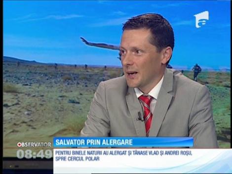 Andrei Gligor a alergat 235 de kilometri prin deşert în campania "Aleg să împăduresc"