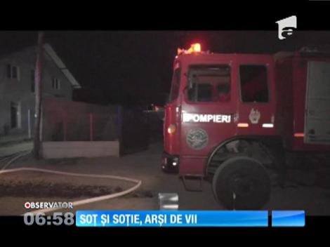 Doi soţi din Suceava au murit în propria casă cuprinsă de puternic incendiu