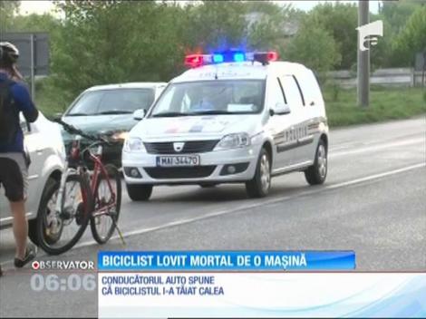 Un biciclist a fost accidentat mortal de o maşină, pe un drum din judeţul Hunedoara