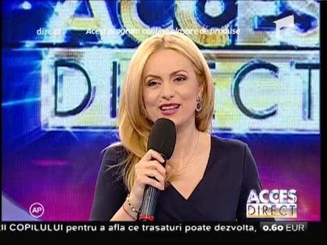 Simona Gherghe a revenit la Acces Direct: ”Sunt bine. Mulțumesc pentru toate mesajele”
