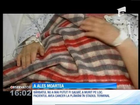 S-a aruncat în gol de la etajul patru al spitalului de boli de plămâni din Baia Mare