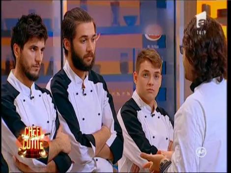 Două echipe sunt la egalitate, iar chefii trebuie să-şi salveze doar 3 concurenţi