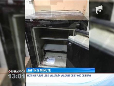 O casă de schimb valutar din Timişoara a fost jefuită în cinci minute
