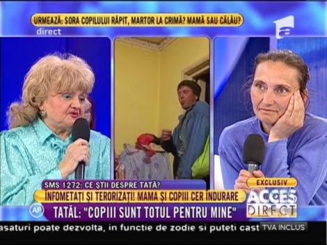 Bunica copiilor terorizaţi: "Mă bucur că divorţează. Numai de copii îmi pare rău"