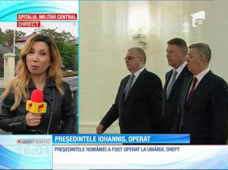 UPDATE: Președintele Klaus Iohannis a fost operat la Spitalul "Carol Davila" din Capitală