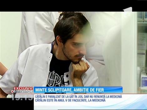 Cătălin, Stephen Hawking de România, are ambiţie de fier şi minte sclipitoare