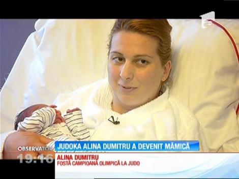 Campioana Alina Dumitru a devenit mămică