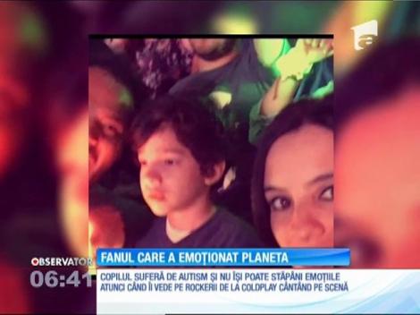 Un clip ce surprinde reacţia unui băieţel bolnav de autism, atunci când îşi vede trupa preferată în concert, emoţionează o lume întreagă!