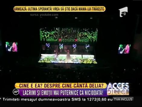 Delia, lacrimi și emoții mai puternice ca niciodată! Cine este femeia despre care cântă în „Ce are ea?”