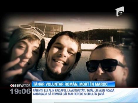 Tânăr voluntar român, mort în Maroc