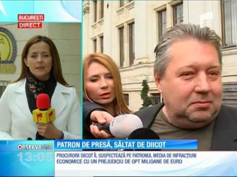 Cristian Burci, patron de presă, este săltat de DIICOT
