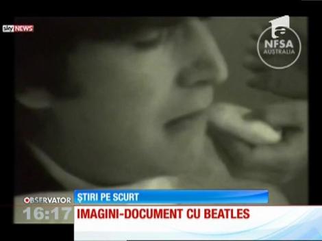 Imagini-document cu membrii formației Beatles
