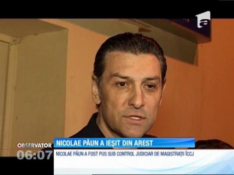 Nicolae Păun va petrece paştele acasă. Deputatul a ieşit aseară din arest