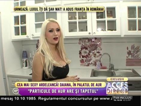 Cea mai sexy ardeleancă. Barbie de Certeze are un palat de aur!